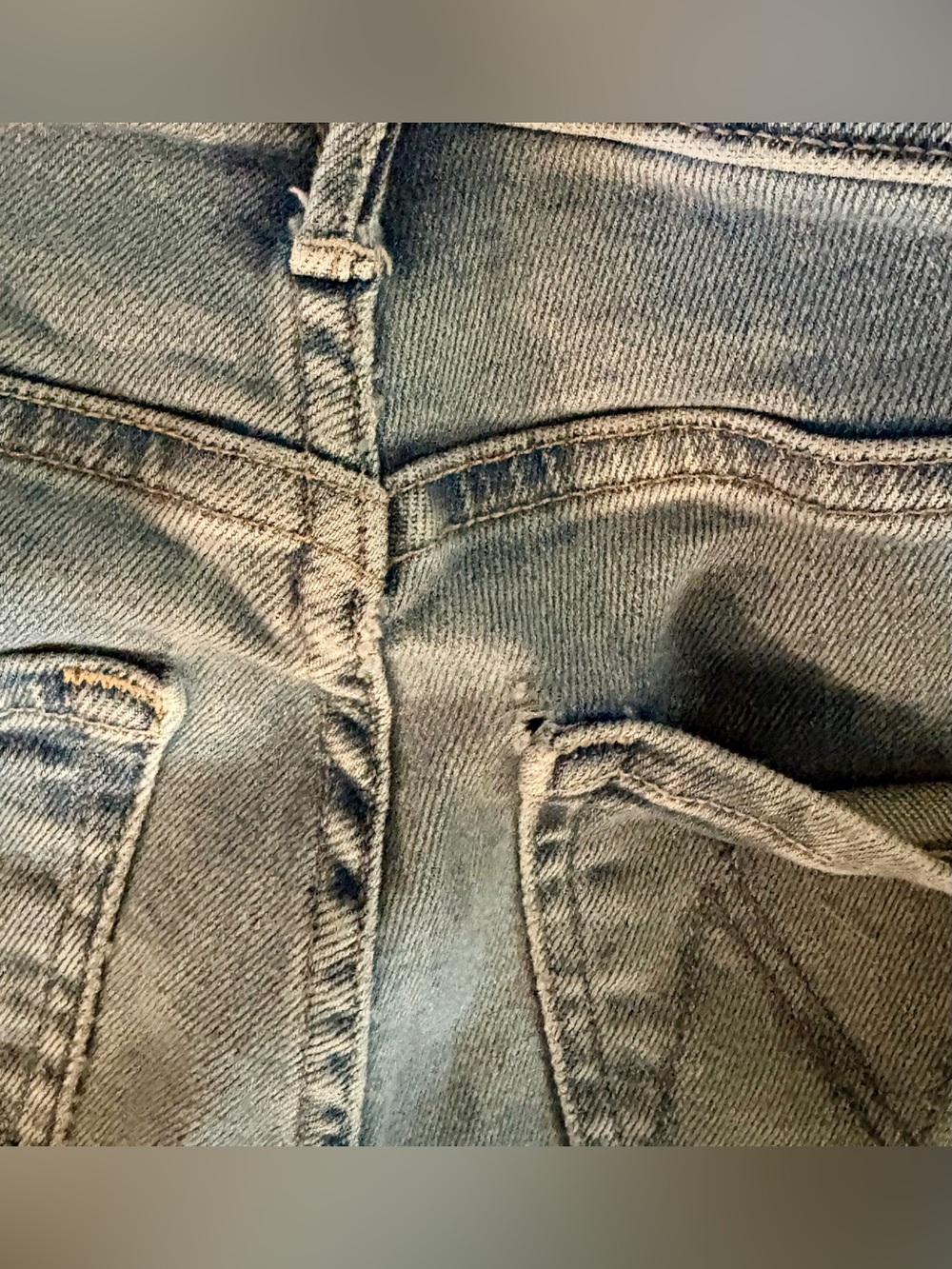 MOTHER denim jeans The Insider Crop Step Fray, Wash: Out Of The Blue, size 25 - Picture 7 of 9
